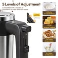 thumbnail image 4 of Powerful 600W Hand Mixer, 5 Speed + Eject Button,Self-Control,Lightweight Stainless Steel Hand Beaters *2 , for Baking, Cookies,Cream,and Kitchen Mixer Machine, 4 of 10
