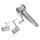 thumbnail image 3 of Stainless Steel Manual Rotary Cheese Grater By Stainless Steel Vegetable Cheese Grater Cheese Grater Cheese Grater With 4 Spare Heads, 3 of 4