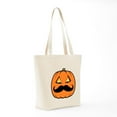 thumbnail image 7 of CafePress - Mustache Pumpkin Tote Bag - Unisex Canvas Tote Bag, Beige, 1-Piece, 7 of 7