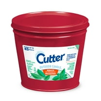 Cutter Outdoor Candle with Real Citronella Oil Reduces Presence of Mosquitoes, 17 Ounces