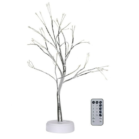

Buodes Night Light RGB Remote Control Small Tree Lamp Christmas Color Lamp LED Copper Wire Rice Grain Tree Lamp Night Lamp