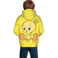 thumbnail image 2 of Looney Tunes Tweety Bird Youth Sweatshirt Hoodies Fashion Teen Hooded Hoody Pullover Clothes With Pocket For Boys Girls Clothing, 2 of 8