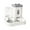 Gray, variant on DOLITY Automatic Cat Feeder and Water Dispenser,2 in 1 Gravity Pet Food Bowl Drinking Fountain for Small Medium Dog Puppy Kitten,Gray