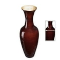Villacera Handcrafted 28” Tall Brown Bamboo Vase , Decorative Classic