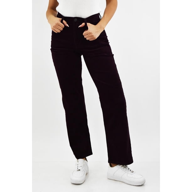 Pantalon de pana Wide Leg /Juvenil , 6487 (Vino) vino 3