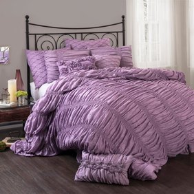 Lush Decor Venetian 4 Pc Comforter Set King Silver Walmart Com