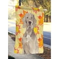 thumbnail image 2 of Carolines Treasures CK1822CHF Fall Leaves Weimaraner Flag Canvas House Size, 2 of 4