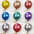 thumbnail image 4 of Globos grandes de látex cromado metálico de 18 36 pulgadas, dorados, blancos, para decoración de bodas, globos de helio, suministros para fiestas de feliz cumpleaños, 4 of 5