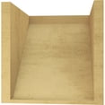 thumbnail image 4 of 11"W x 11"D x 11"H Wide Concord Rough Cedar Woodgrain TimberThane Corbel, Primed Tan, 4 of 6