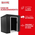 thumbnail image 4 of Bodega De Almacenamiento Cobertizo De Acero Para Exteriores, 4 of 8