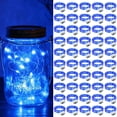 thumbnail image 1 of Mini LED Fairy Lights ZGWJ 20, funciona con pilas, 50 unidades, color azul, 1 of 7