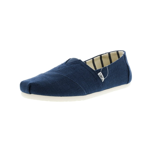 Toms Chaussures Slip-On en Toile Majolica Bleu à Talons Hauts pour Homme - 10.5M