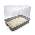 thumbnail image 5 of Cat Litter Box Pee , High Sided Splash Guard, Seamless Urine Leakage Enclosure for Ope pwm25, 5 of 6