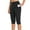 Black, variant on SwiftWear Active Wear Women's Stretchy Capri Pants Leggings with Pockets - High-Waist Support & Breathable for Yoga/Gym/Daily