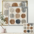 thumbnail image 3 of Designart ' Geometric Circle Natural Balance II ' MidCentury Modern Transitional Framed Canvas, 3 of 3