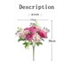 thumbnail image 1 of Peones Flores Artificiales Rosa de Seda Y Ramo de Peones 30cm para Decoración Del Hogar Boda Flor Artificial de Pared Portable, 1 of 2