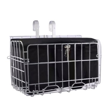 relayinert Sac de Vélo Pratique pour Bicyclette Panier de Bicyclette Léger Pliable et Imperméable Accessoire de Vélo Noir