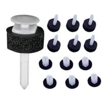 Door Trim Panel Clips Kit for C6 Corvette, Camaro – 12pcs (6 Male/6 Female) – Replaces GM 10350983, 10351052