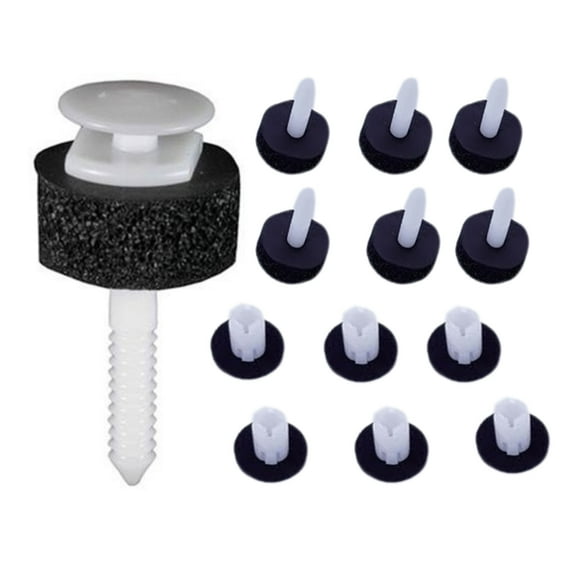 Door Trim Panel Clips Kit for C6 Corvette, Camaro – 12pcs (6 Male/6 Female) – Replaces GM 10350983, 10351052