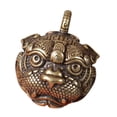 thumbnail image 4 of Colgante de campana,Dijes de llavero de latón con forma redonda,Decoración de jardín china colgante,Campana de viento de latón con forma de bola de Feng Shui,Llavero, 4 of 8