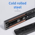 thumbnail image 4 of lanema 1Pair Drawer Slides Soft Close Drawer Track Rail Hydraulic Damping Buffer Cabinet Drawer Track Slide Hardware Enduring, 4 of 10