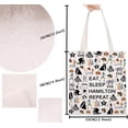 thumbnail image 2 of TSOTMO Hamilton Gift Eat Sleep Hamilton Repeat Tote Bag for Hamilton Fans Musical Lovers Gifts, 2 of 6