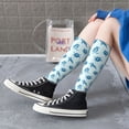 thumbnail image 3 of Lsque Turtle Printed Crew Socks Men's Women's LightWeight Thin Casual Calf Socks ,Knee High Socks,Cotton Socks, 3 of 9