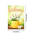 thumbnail image 4 of Amhnf Welcome Daisy Flowers In Yellow Watering Can Garden Flag For Home Outdoor Garden Yard Decor 12x18 inch, 4 of 5