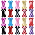 thumbnail image 1 of 20 pinzas para el pelo con forma de hueso, elegantes pinzas para el pelo artificiales con forma de hueso de perro, para perros (color aleatorio), 1 of 7