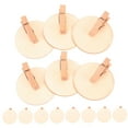 thumbnail image 5 of unbranded  20 Pcs Round Blackboard Clip Coated Place Card Holders for Table, 5 of 8