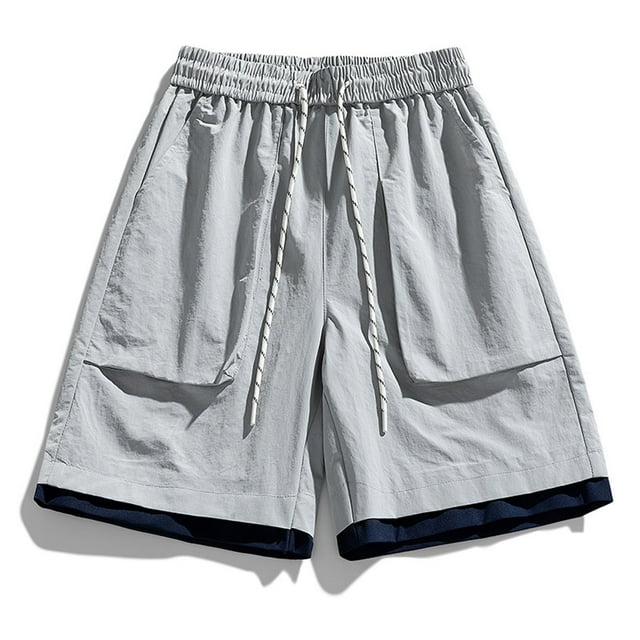 Ceisia Men's Relaxed Light Functional Gift Cargo Casual Shorts Lightweight 3D Pockets Mountain Embroidery Multi-Color