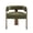 Green - Linen, variant on Guyou Barrel Dining Chairs Set of 2, Modern Linen Upholstered Dining Room Chairs with Curved Back, Farmhouse Wooden Accent Side Armchairs for Dining Room, Living Room, and Kitchen, White