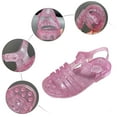 thumbnail image 3 of Mepaouo Girls Jelly Sandals Open Toe Summer Princess Dress Flats Fisherman Gladiator Kid Water Shoes, 3 of 5
