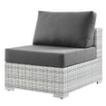 thumbnail image 1 of Lounge Chair, Rattan, Wicker, Grey Gray, Modern Contemporary Urban Design, Outdoor Patio Balcony Cafe Bistro Garden Furniture Hotel Hospitality, 1 of 8