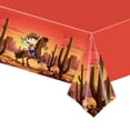 thumbnail image 1 of NBPOWER 1 Pc Western Cowboy Party Decoration Cowboy Tablecloth, Western Cowboy Party Table Cover for Western Theme Baby Shower Birthday Party, 1 of 7