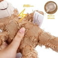 thumbnail image 2 of Dog Companion for Heavy Chewers - 2023 New Unbreakable Sturdy Bear Dog Toy, Durable Squeaky Dog Toy for Heavy Chewers, Unbreakable Stuffed Plush Dog Toy for Aggressive Chewers (Oak), 2 of 6