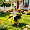 thumbnail image 4 of Conjunto de Vestido con Corona de Primavera y Verano y Falda de Tul para Decoración de Jardín, Patio y Porche, Tela Ligera, Incluye Falda, Disfraz Decorativo para Exteriores, 4 of 9