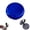 Blue, variant on Compact Pocket Storage Dispenser Small Loose Item Drawer Sorter For Coins Paper Clips Tiny Craft Supplies