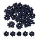 thumbnail image 1 of Uxcell 1.2 Inch Small Ribbon Flowers Satin Ribbon Flowers Mini Fabric Flowers Navy Blue 50 Pcs, 1 of 7