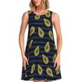 thumbnail image 1 of Fotbe Avocado Vestido de Verano sin Mangas para Mujer – Vestido Midi Línea A, Estilo Camiseta Floral, Vestido Playero Casual y Fluido, 1 of 7