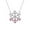Purple, variant on Up to 65% Off Temperament Gemstone Snowflake Necklace Female Jewelry Snowflake Necklace Necklace Rings Earring Jewelry on Clearance