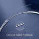 thumbnail image 4 of Aretes Arracada Redonda De Plata 925 +bolsa De Tela Plateado, 4 of 5