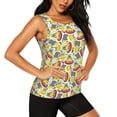thumbnail image 2 of Lsque Hippopotamus Printed Workout Tank Tops for Women, Athletic Sports Tank Tops, Compression Sleeveless Dry Fit Shirts,Sleeveless Yoga Shirt-Large, 2 of 9