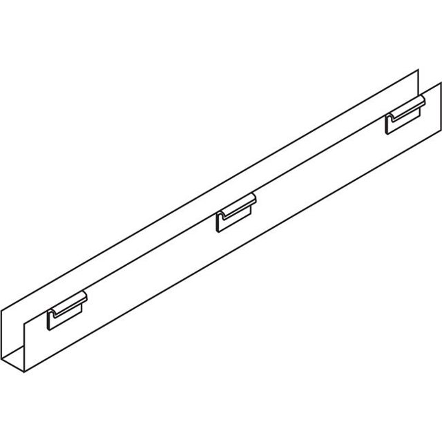 0,13 x 36 Po Gridwall J-Rack Fond Plat