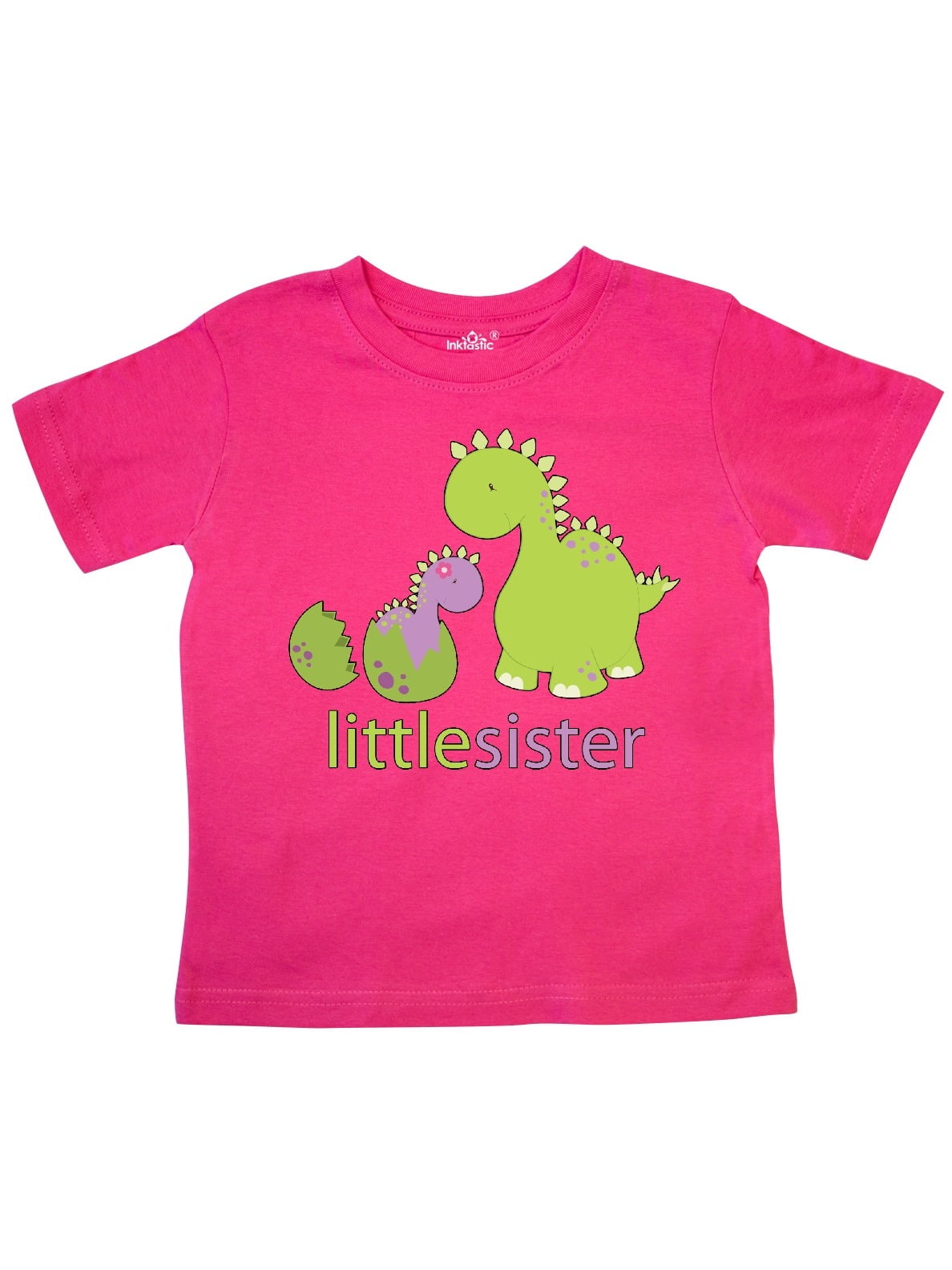 inktastic Easter Im Gonna Be a Big Sister with Purple and Pink Toddler T-Shirt