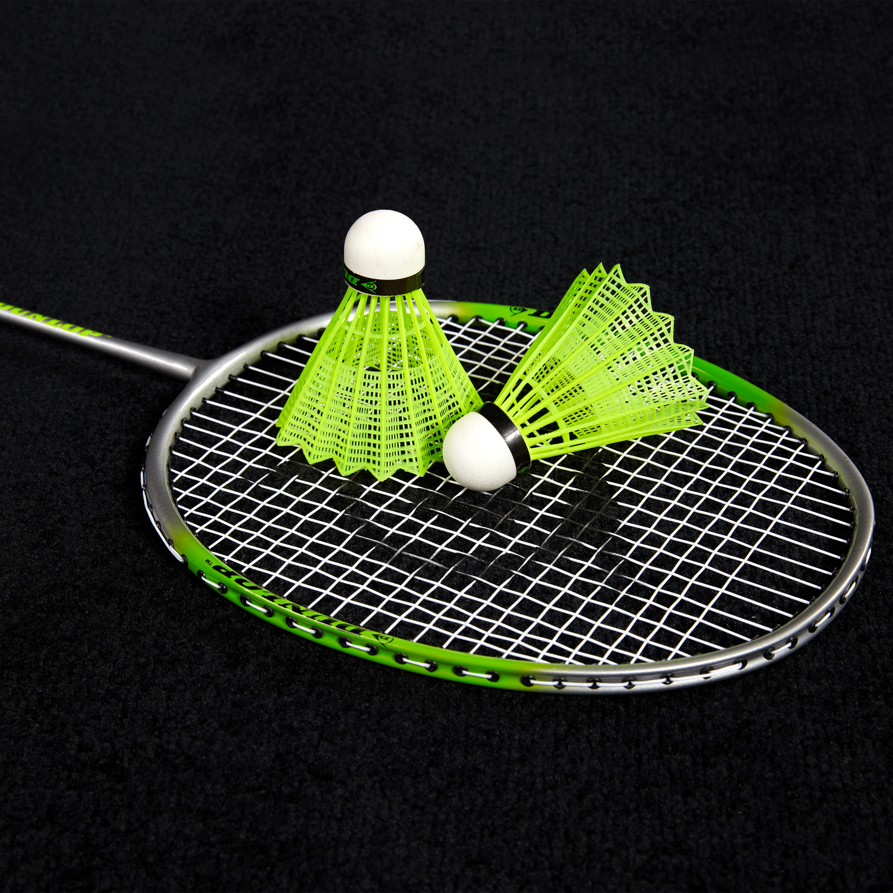 Dunlop 2-Player Premium Badminton Racquet Set - One Piece Aluminum Frame - image 4 of 6