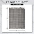 thumbnail image 3 of Design Imports CAMZ34284 Black Handloom Chevron Blanket Throw, 3 of 11