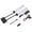 Silver, variant on Yajisi LED Fill Light 3200K to 5600K Double Arms Brightness Adjustable Video Lighting Kit for Live Streaming with Mobile Phone Holder 15.35 inches / 39.00 cm EU Plug 100-240V