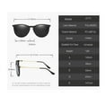 thumbnail image 2 of Gafas de sol redondas vintage para mujeres, hombres, estilo clásico retro de diseñador. Vhermosa  Lentes de Sol Unisex, 2 of 6