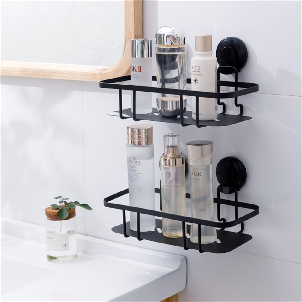 TAILI Suction Shower Caddy, Bathroom Shower Basket Wall Mounted Shower